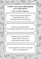 anteprima - Esercizi - Problemi con le misure di lunghezza classe quarta - Pagina 2