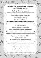 anteprima - Esercizi - Problemi con le misure di lunghezza classe quarta - Pagina 3