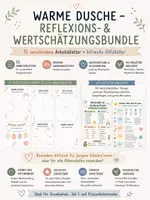 Vorschau - Spiele - Warme Dusche für Schule & Unterricht – Wertschätzung, Komplimente & soziales Lernen (134 Vorlagen + 5 Hilfsblätter) - Deckblatt