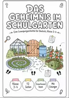 Vorschau - Arbeitsblätter - Lesespurgeschichte Klasse 3-4: Schulgarten - Deckblatt