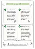 Vorschau - Arbeitsblätter - Lesespurgeschichte Klasse 3-4: Schulgarten - Seite 3