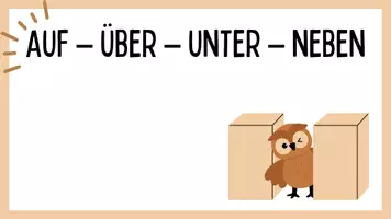 Vorschau - Fördermaterial/Inklusion - Präpositionen üben: auf – über – unter – neben - Seite 1