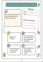 Vorschau - Arbeitsblätter - Lesespurgeschichte Klasse 3-4: Bibliotheksdrache - Seite 1
