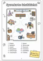 Vorschau - Arbeitsblätter - Lesespurgeschichte Klasse 3-4: Bibliotheksdrache - Seite 2