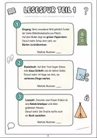 Vorschau - Arbeitsblätter - Lesespurgeschichte Klasse 3-4: Bibliotheksdrache - Seite 3