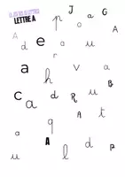 Aperçu - Feuilles d'exercices - Le jeu des 10 lettres en 3 écritures - Page de couverture
