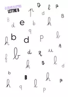 Aperçu - Feuilles d'exercices - Le jeu des 10 lettres en 3 écritures - Page 1