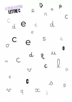 Aperçu - Feuilles d'exercices - Le jeu des 10 lettres en 3 écritures - Page 2
