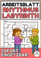 Vorschau - Arbeitsblätter - Arbeitsblatt "Rhythmus-Labyrinth" - Musik Jg.3-6 - Deckblatt