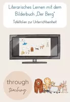Vorschau - Poster - Literarisches Lernen mit dem Bilderbuch "Der Berg" - Tafelfolien - Deckblatt