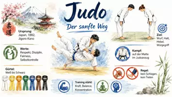Vorschau - Arbeitsblätter - Arbeitsblätter "Judo" + Lösung & MP3 + Infografik - Seite 3