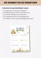 Vorschau - Arbeitsblätter - Steckbrief Kita & Kindergarten 3er Set | Das bin ich Vorlagen Portfolio Kita | DIN A4 Format - Seite 3