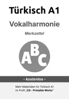 Vorschau - Merkblätter - Türkisch A1 – Vokalharmonie: kostenlose Lernhilfe - Seite 3