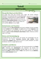 Vorschau - Arbeitsblätter - Reptilien_Sachtexte_Referatgestaltung - Seite 2
