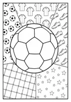 Vorschau - Mal- und Bastelvorlagen - Fußball WM im Pop Art Stil – 25 kreative Ausmalbilder - Seite 2
