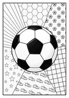 Vorschau - Mal- und Bastelvorlagen - Fußball WM im Pop Art Stil – 25 kreative Ausmalbilder - Seite 3