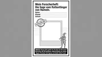 Vorschau - Arbeitsblätter - Sage Rattenfänger von Hameln - Klasse 3 - Seite 1