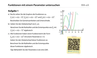 Vorschau - Arbeitsblätter - Analyse einer Funktionenschar - Seite 3