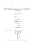Vorschau - Arbeitsblätter - Analyse einer Funktionenschar - Seite 1