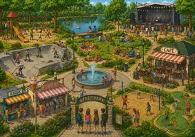 Vorschau - Stundenentwürfe - Lesespurgeschichte - Sommer im Stadtpark - Seite 1