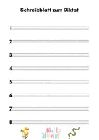 Vorschau - Stundenentwürfe - Dosendiktat / Schleichdiktat Wiesentiere 🌼 Schreiben & Sachunterricht (32 Karten + 2 Lineaturen) - Seite 3