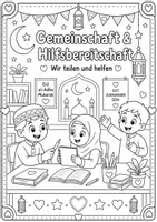 Vorschau - Mal- und Bastelvorlagen - 2 Ausmalbilder zum Opferfest – Eid al-Adha kindgerecht | Teilen, Gemeinschaft & Hilfsbereitschaft - Seite 2