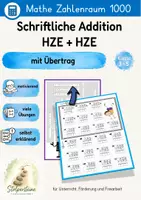 Vorschau - Stationenlernen - Materialpaket: Schriftliches ± Rechnen bis 1000 (Kreuzzahlrätsel) - Seite 1