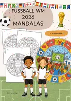 Vorschau - Mal- und Bastelvorlagen - Fußball WM 2026 Mandalas – 11 Ausmalbilder zur Weltmeisterschaft - Deckblatt