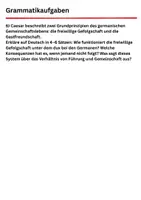 Vorschau - Arbeitsblätter - Klassenarbeit Caesar (BG VI,23-24 vereinfacht - Beschreibung Germanen) - Seite 3