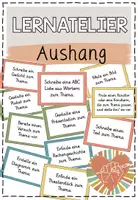 Vorschau - Poster - Atelierarbeit Lernatelier Aushang - Deckblatt