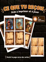 Aperçu - Apprentissages en autonomie - Feelings Jeu de mémoire | Activité ESL & SEL imprimable - Page 2