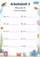 Vorschau - Arbeitsblätter - Kopfrechnen bis 20 | Mathematik Klasse 1 | 7 Arbeitsblätter als PDF - Seite 2