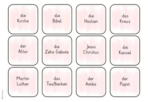 Vorschau - Stundenentwürfe - Christentum Weltreligion Ethik & Religion BINGO Spiel - Seite 3