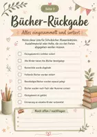 Vorschau - Stationenlernen - Material-Rückgabe & Klassenraum-Checklisten – letzte Schulwoche organisieren | Ferienklar-Check - Seite 2