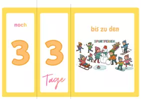 Vorschau - Präsentationen/Tafelbilder - Ferien Countdown, Klappkalender Schuljahr im Überblick - Seite 3