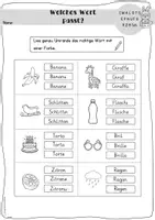 Vorschau - Arbeitsblätter - Deutsch Klasse 1: Wörter und Sätze lesen üben. Mit ausgewählten und mit allen Buchstaben. Lesetraining. Fit für Klasse 2. - Seite 3