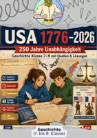 Vorschau - Arbeitsblätter - Geschichte der USA – 250 Jahre Unabhängigkeit | Klasse 7/8 - Deckblatt