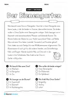 Vorschau - Arbeitsblätter - Lesen & Verstehen zum Sommer mit Ankreuzen (10 Arbeitsblätter) - Seite 2