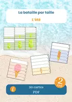 Aperçu - Apprentissages en autonomie - La bataille par taille sur le thème de l'été - Page de couverture