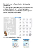 Vorschau - Arbeitsblätter - Schriftliche Subtraktion mit Übertrag bis 1000 Kreuzzahlrätsel / Kreuzworträtsel - Seite 1