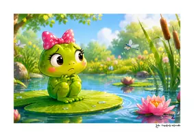 Aperçu - Affichage - Emma la grenouille qui avait peur de l'eau - Page 1
