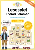Vorschau - Arbeitsblätter - Thema Sommer: Lesespiel (Ich habe, wer hat?) - Deckblatt