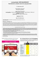 Vorschau - Arbeitsblätter - Lernwerkstatt Bauernhof | Sachunterricht Grundschule Klasse 2-4 | Nutztiere, Getreide, Kartoffel, Landwirtschaft, Traktor, Ernte, Jahreszeiten | Arbeitsblätter, Kopiervorlagen mit Lösungen - Seite 1