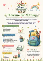 Vorschau - Mal- und Bastelvorlagen - Countdown zur Einschulung - Ein Ausmalbrief für Vorschüler - Seite 1