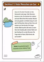 Vorschau - Arbeitsblätter - Die Speisung der Fünftausend – Lesetexte & Aufgaben Religion Klasse 3-4 - Seite 1