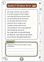 Vorschau - Arbeitsblätter - Die Speisung der Fünftausend – Lesetexte & Aufgaben Religion Klasse 3-4 - Seite 2