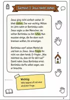 Vorschau - Arbeitsblätter - Jesus und Bartimäus – Sachtexte und Aufgaben für Religion Klasse 3-4 - Seite 3