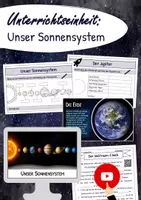 Vorschau - Unterrichtsreihen - Unterrichtseinheit - Unser Sonnensystem - Deckblatt