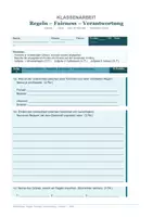 Vorschau - Test - Ethik Klassenarbeit Klasse 7 | Regeln Fairness Verantwortung | Fallbeispiel Gruppenarbeit | Stellungnahme | mit Notenschlüssel | sofort einsetzbar | Ethik-Dilemma-Karten - Deckblatt
