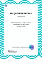 Voorbeeld - Juf Larissa - Dagritmekaarten deel 1 Hoofdletters - Voorblad